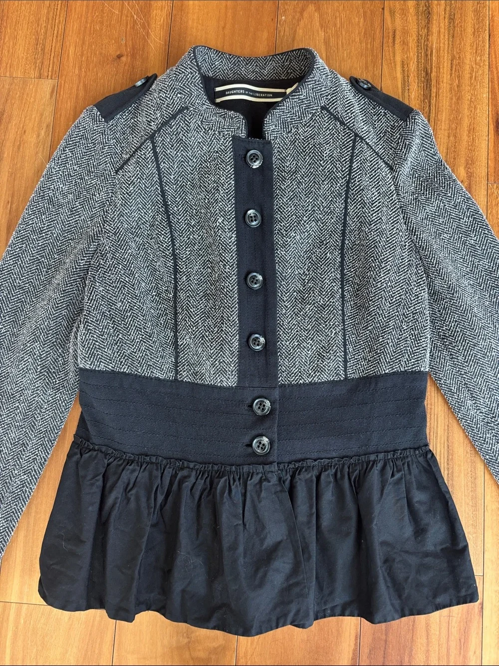 Anthropologie military style jacket
